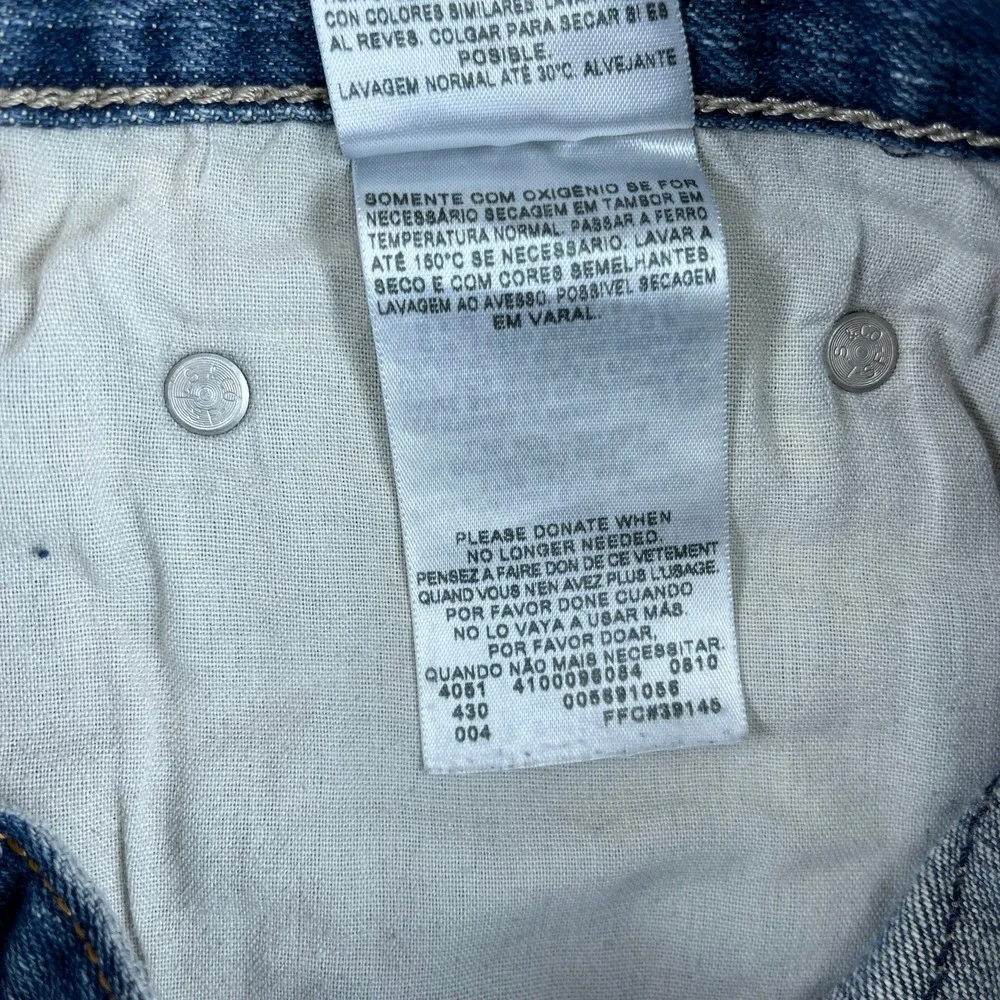 Levi Strauss & CO Mens 36x32 569 Loose Straight Denim Jeans Blue Solid Baggy - Picture 12 of 13